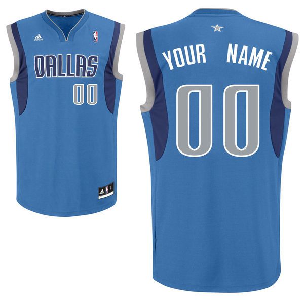 Adidas Dallas Mavericks Youth Custom Replica Road Royal NBA Jersey->customized nba jersey->Custom Jersey